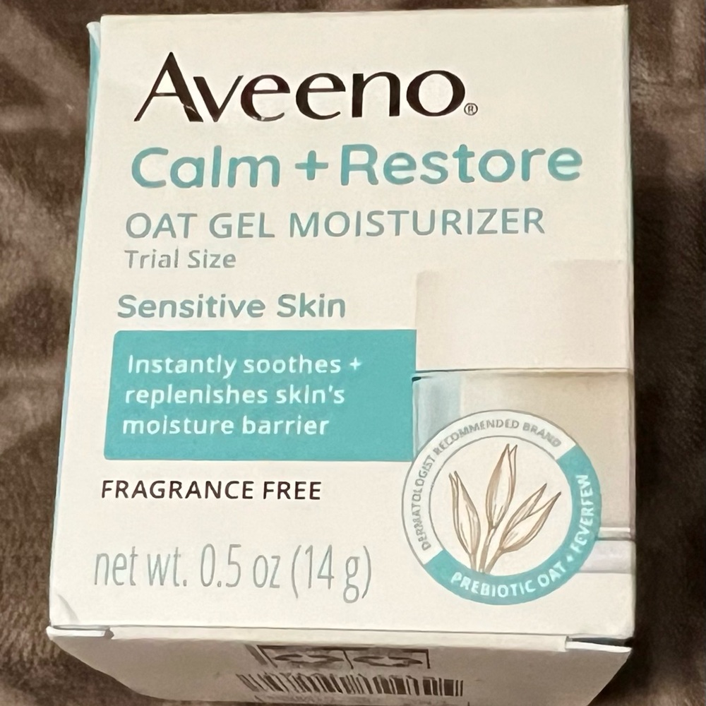 Aveeno Calm + Restore Oat Gel Moisturizer - .50 oz; new/unused